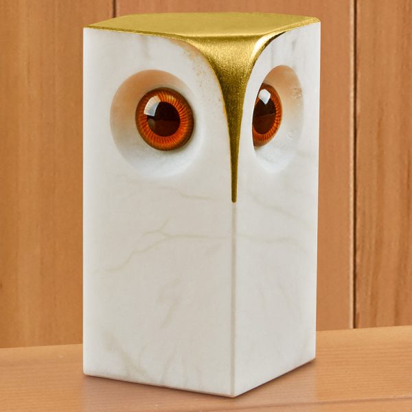 Alabaster Owl Sculpture For Cheap