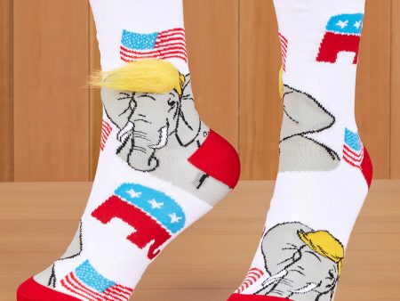 Women s and Men s Political Crew Socks, Right Wing Cheap