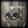 Day of the dead cat earrings-Halloween earrings Supply