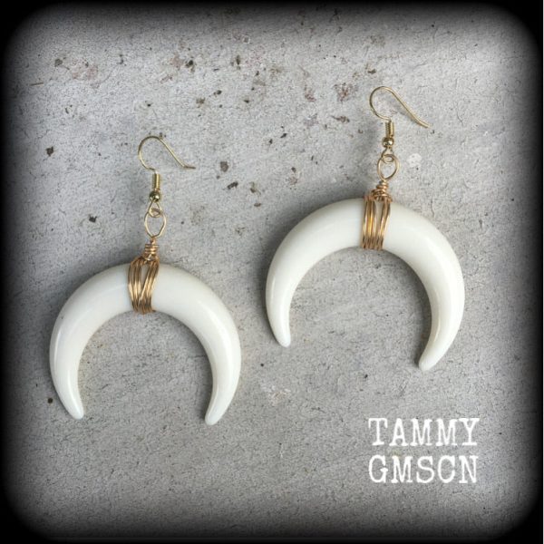 Artemis earrings-Double Horn earrings Sale