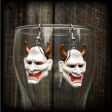 Hannya Mask earrings-Japanese earrings Online now