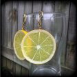 Lemon earrings-Fruit slice earrings For Discount