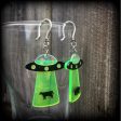 UFO earrings-Tunnel friendly earrings Fashion