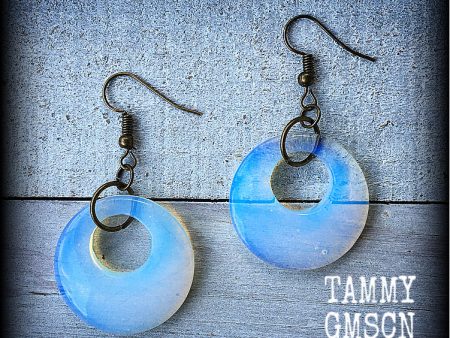 Opalite earrings-Moonstone earrings Hot on Sale