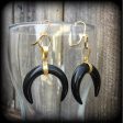 Black obsidian earrings-Gemstone earrings Sale