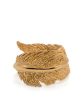 Gold-Tone Feather Ring Online