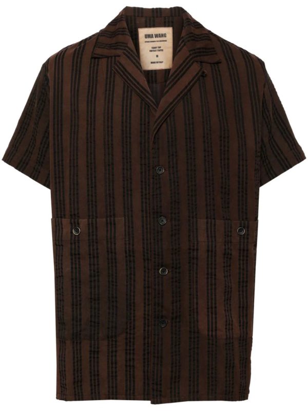 Striped Short Sleeves Shirt Online Sale