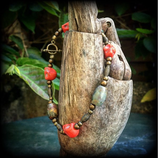 Papa Legba bracelet-Jasper skull bracelet For Cheap