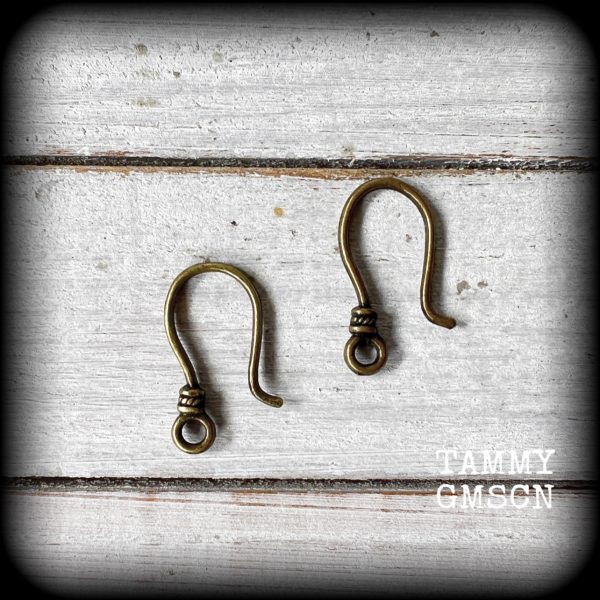 DIY hooks for 8 gauge and 3mm earrings Online now