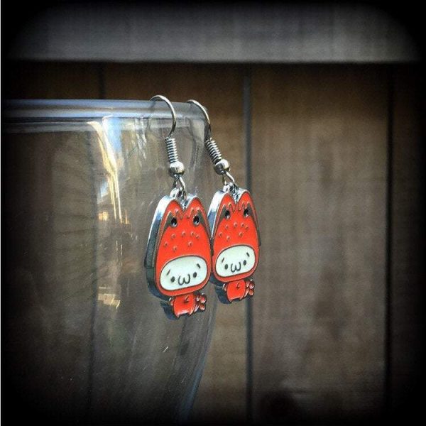 Hello Kitty earrings-Lobster earrings Discount