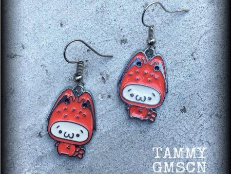 Hello Kitty earrings-Lobster earrings Discount