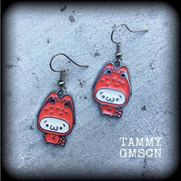 Hello Kitty earrings-Lobster earrings Discount