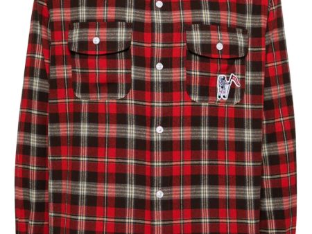 Logo-Print Check Shirt Online