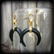 Black obsidian earrings-Gemstone earrings Sale