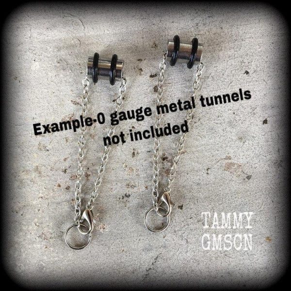 DIY chains for tunnel dangles 8mm 0 gauge Cheap