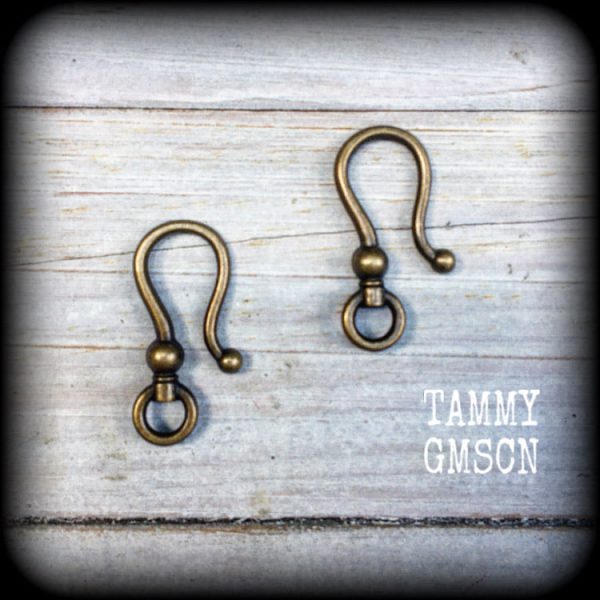 DIY hooks for tunnel earrings 2 gauge 6mm Sale