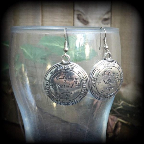 Archangel Michael talisman earrings-Occult earrings Online now