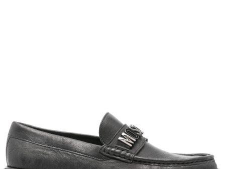 Logo-Lettering Loafers For Discount