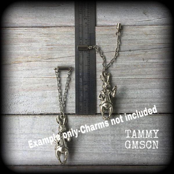 DIY Magnetic clasp and chain for tunnel dangles 4 gauge 5mm Online