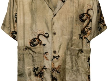 Terry Dragon-Print Shirt on Sale