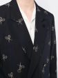 Racket-Print Double-Breasted Blazer Online