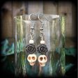 Day of the Dead earrings-Sugar skull earrings Supply